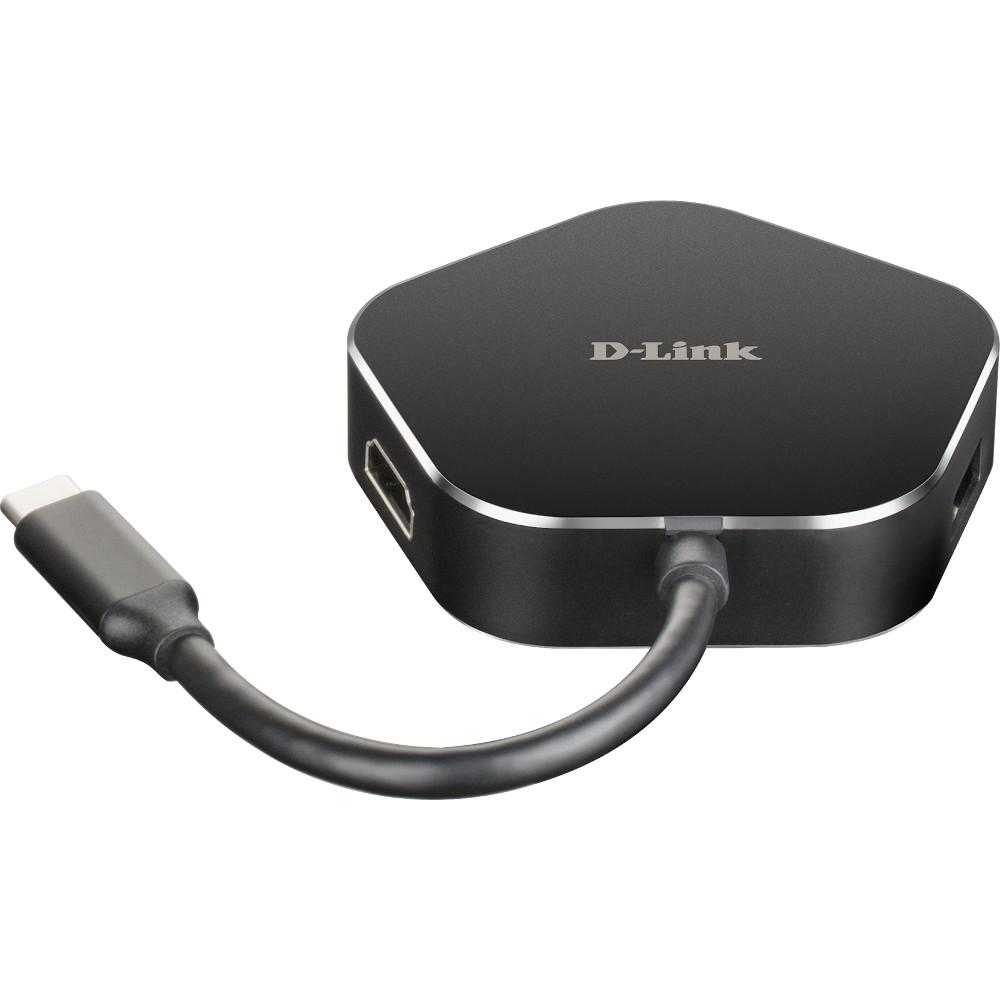 Hub USB D-Link DUB-M420, 4-in-1, USB Type C, HDMI, 2 x USB 3.0
