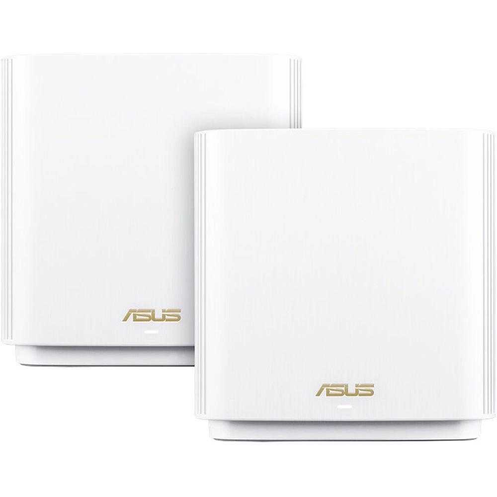  Sistem Wi-Fi Mesh Asus ZenWiFi AX (XT8),&nbsp;WiFi 6, Tri-Band, 2-Pack, Alb 