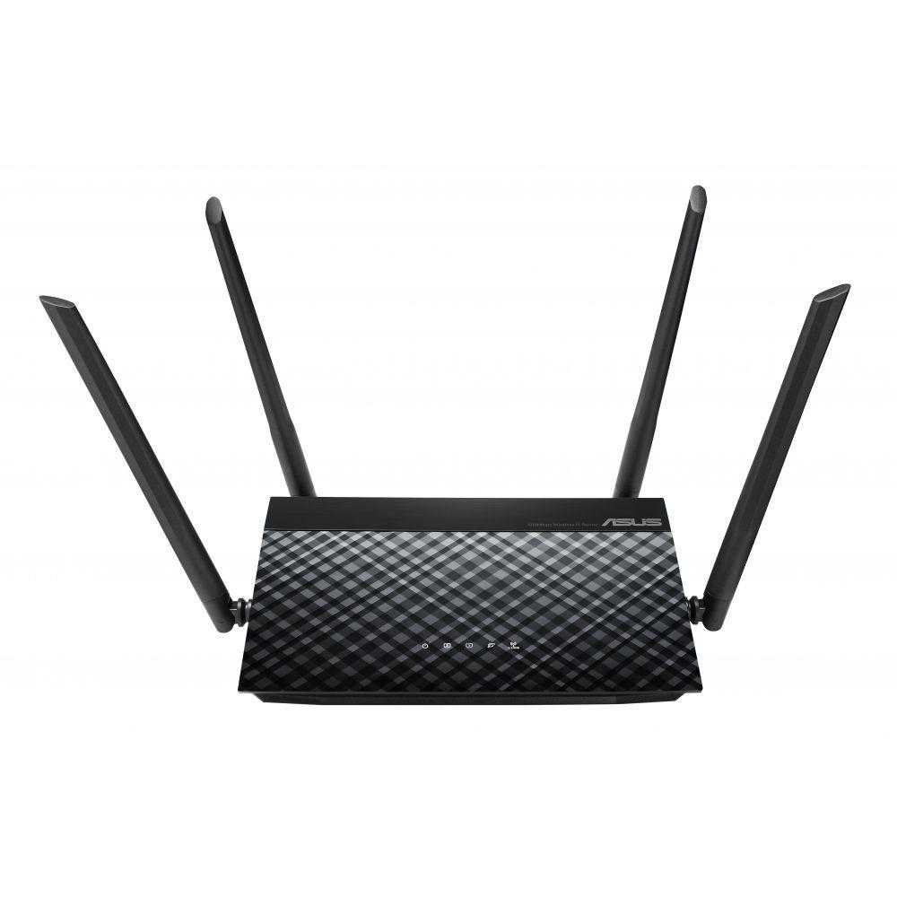  Router wireless Asus RT-N19, N600, Negru 