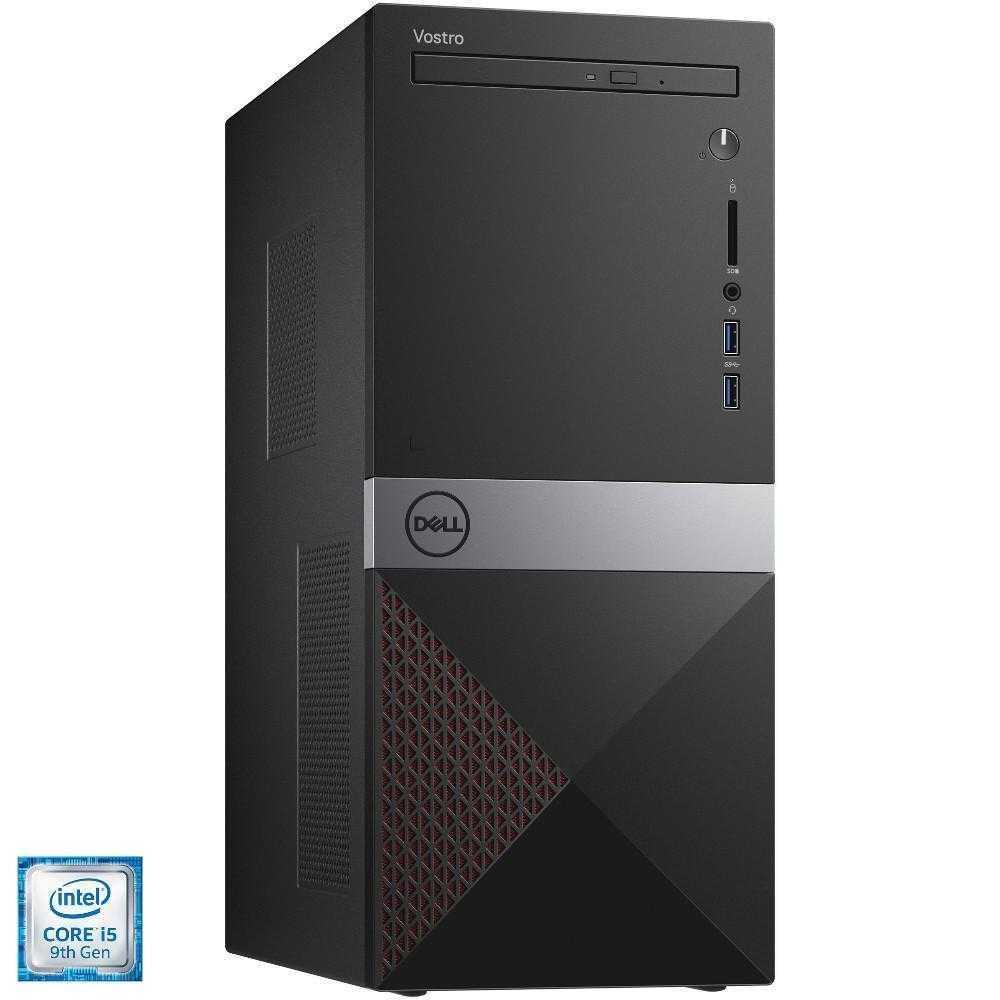 Sistem Desktop PC Dell Vostro 3671, Intel&#174; Core&trade; i5-9400, 8GB DDR4, HDD 1TB, Intel&#174; UHD Graphics, Ubuntu 18.04 