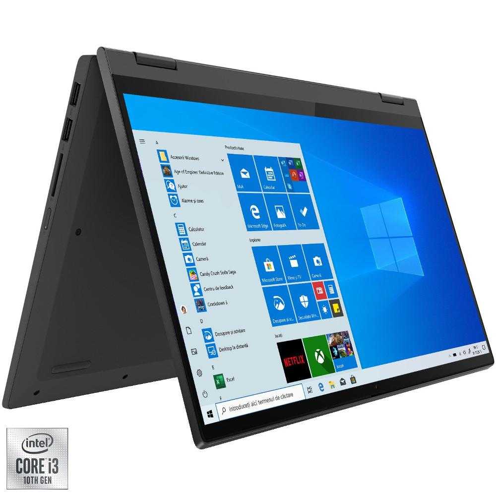 Laptop 2-in-1 Lenovo IdeaPad Flex 5 14IIL05, Intel® Core™ i3-1005G1, 8GB DDR4, SSD 256GB, Intel® UHD Graphics, Windows 10 Home