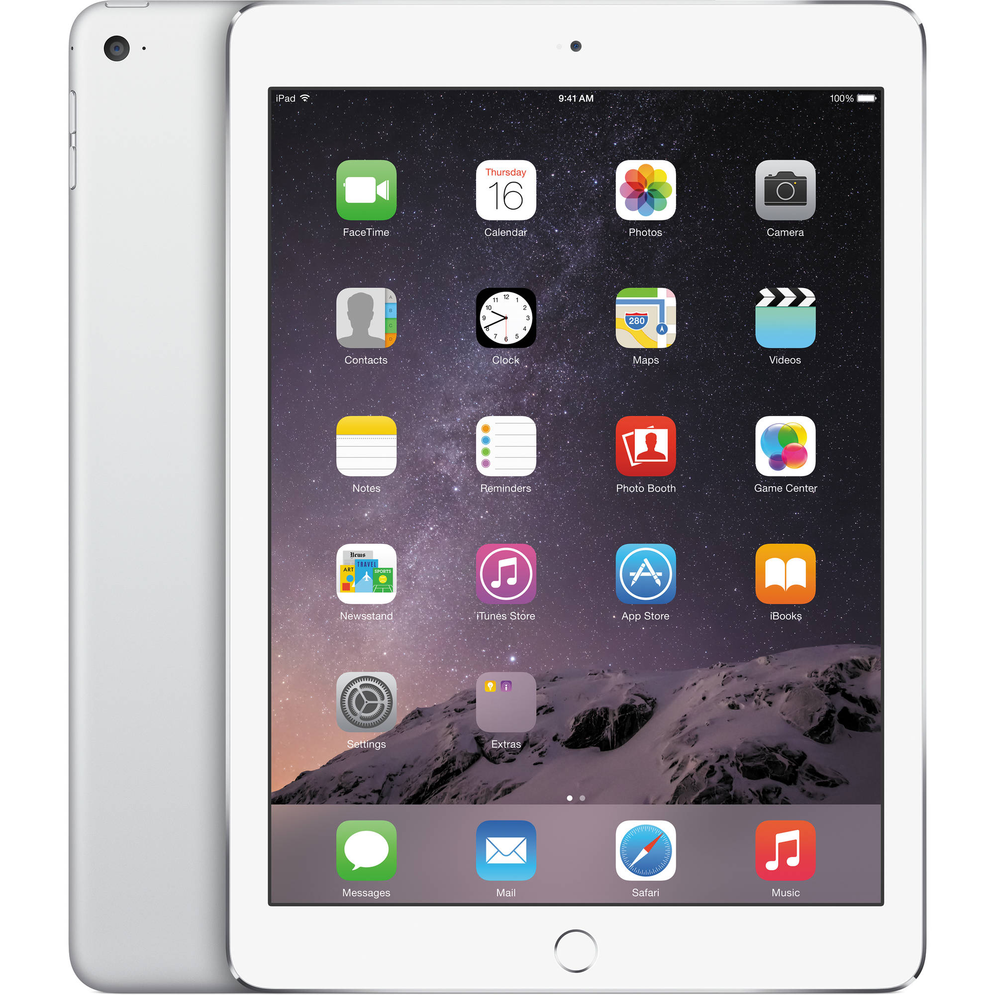  Apple iPad Air 2, 9.7", 16GB, Argintiu 