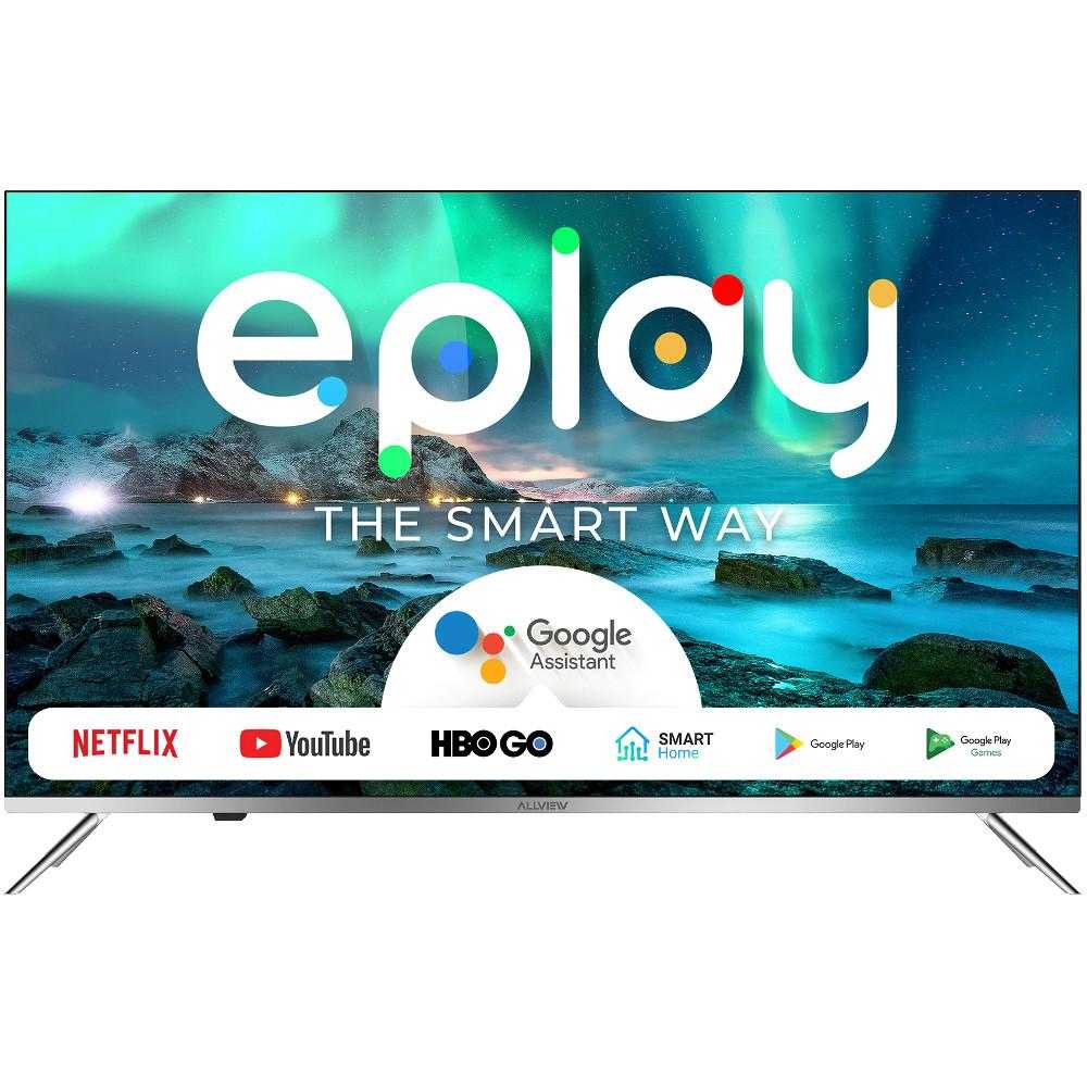 Televizor Smart Led, Allview 43eplay6100-u, 109 Cm, Ultra Hd 4k, Android