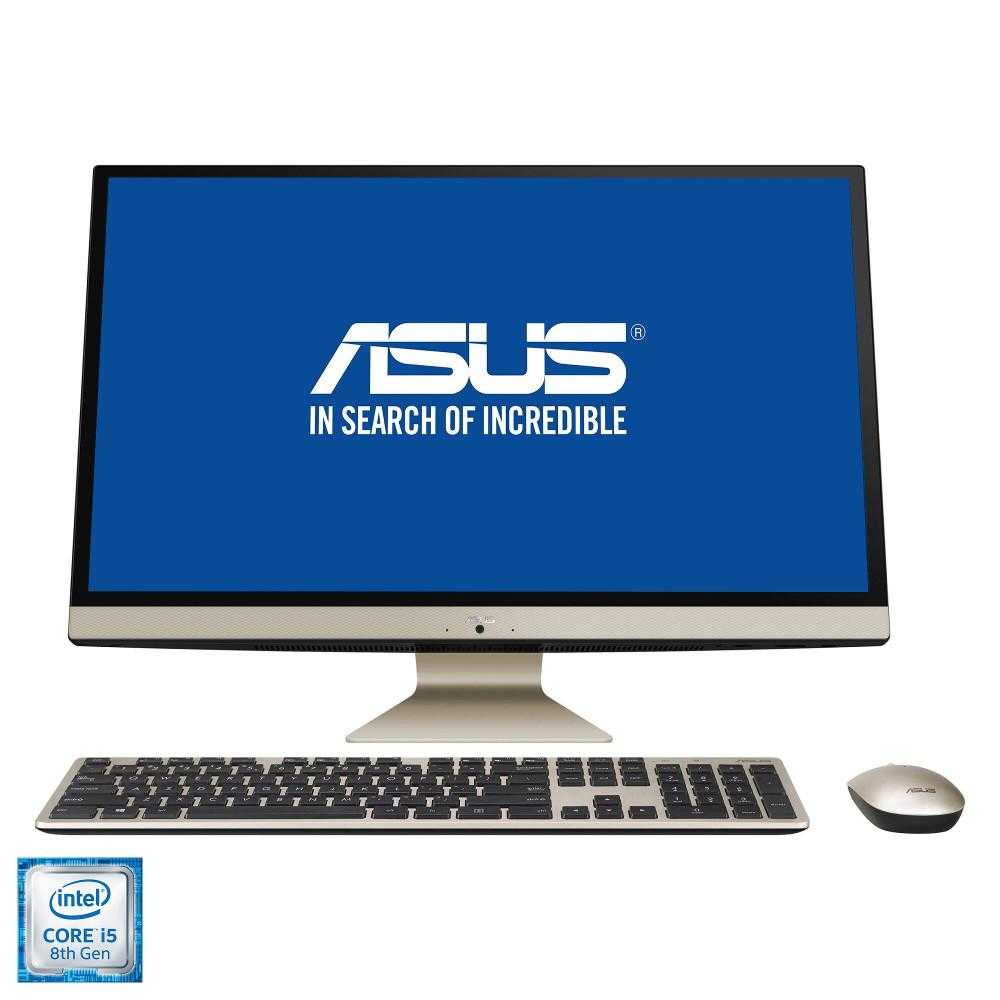  Sistem Desktop PC All-In-One Asus Vivo V272UNK-BA040D, 27", Intel&#174; Core&trade; i5-8250U, 8GB DDR4, HDD 1TB + SSD 256GB, NVIDIA GeForce MX150 2GB, Endless OS 