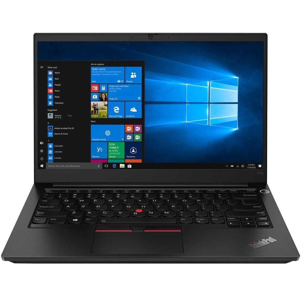 Laptop Lenovo ThinkPad E14 Gen 2 (AMD), AMD Ryzen™ 5 4500U. 8GB DDR4, SSD 256GB, AMD Radeon™ Graphics, Windows 10 Pro