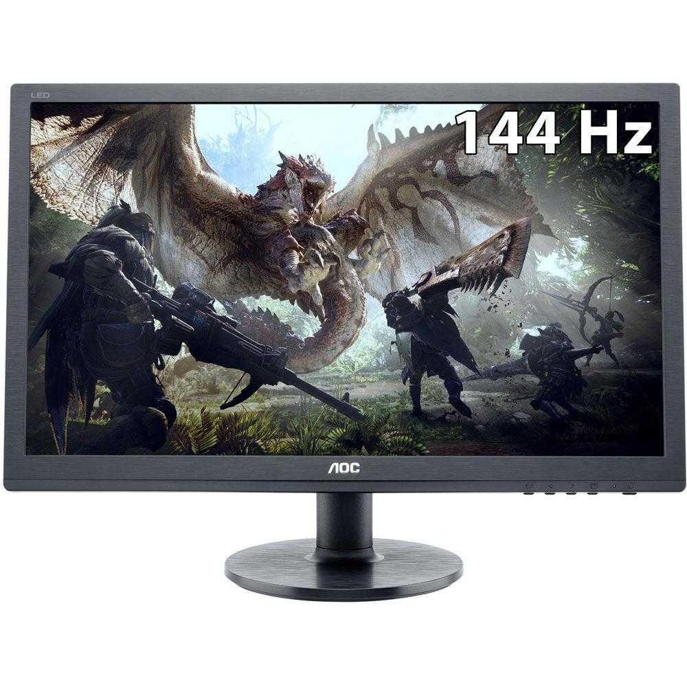  Monitor Gaming LED AOC G2460FQ, 24", Full HD, 144Hz, 1ms, HDR10, Flicker Free, Negru 
