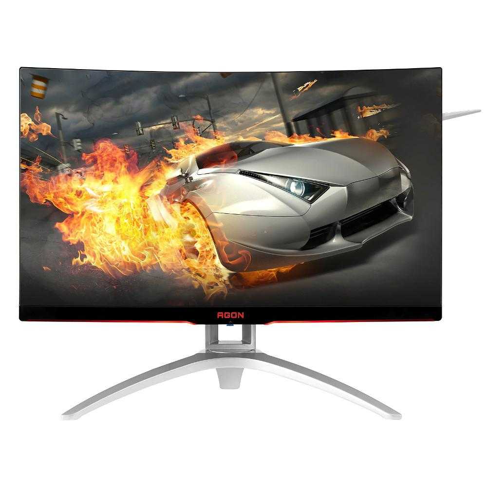 Monitor curbat gaming LED AOC Agon AG272FCX6, 27″, Full HD, 165Hz, 1ms, Display Port, Negru/Argintiu Monitoare Gaming