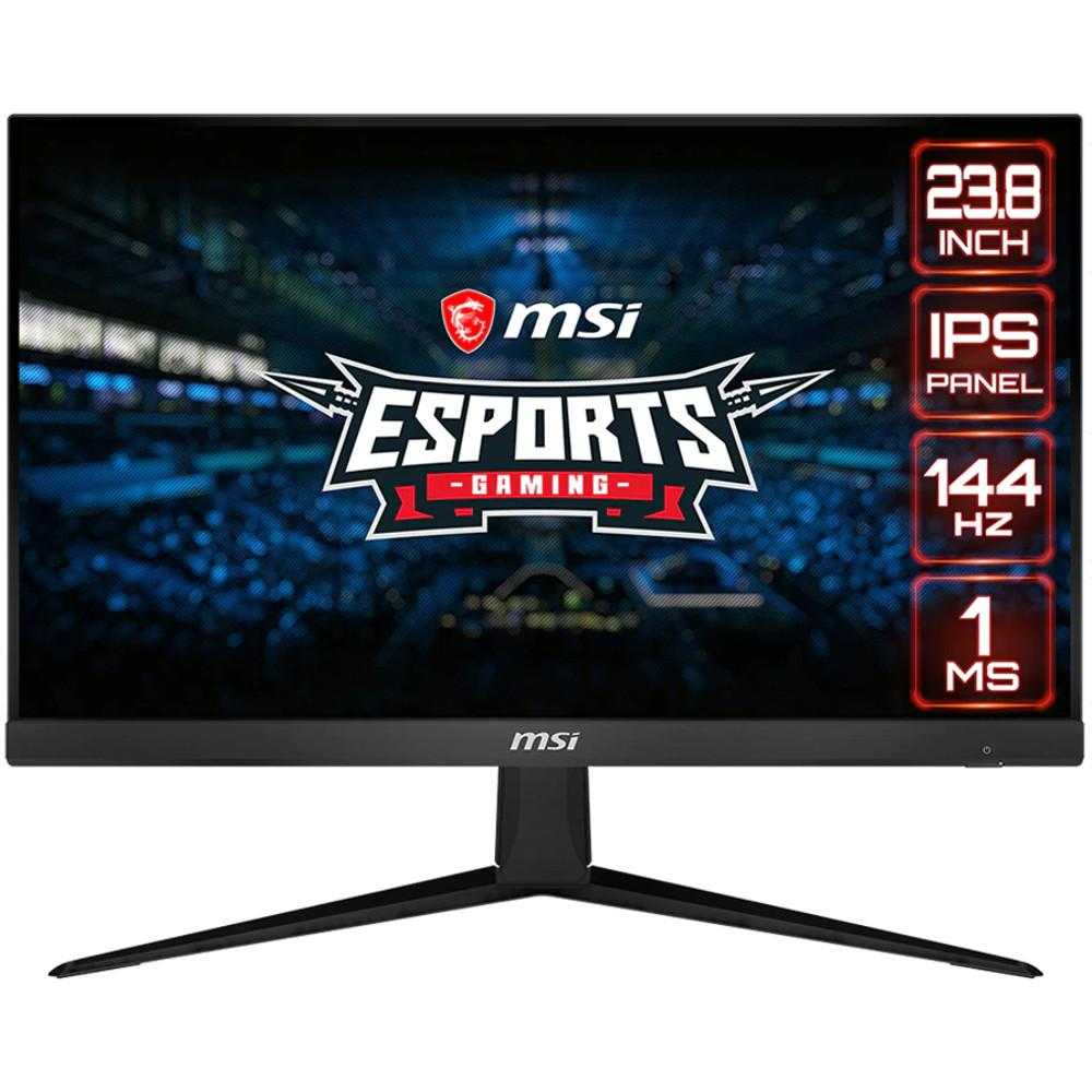  Monitor Gaming LED MSI G241, 23.8", Full HD, 144Hz, 1ms, DisplayPort, Negru 