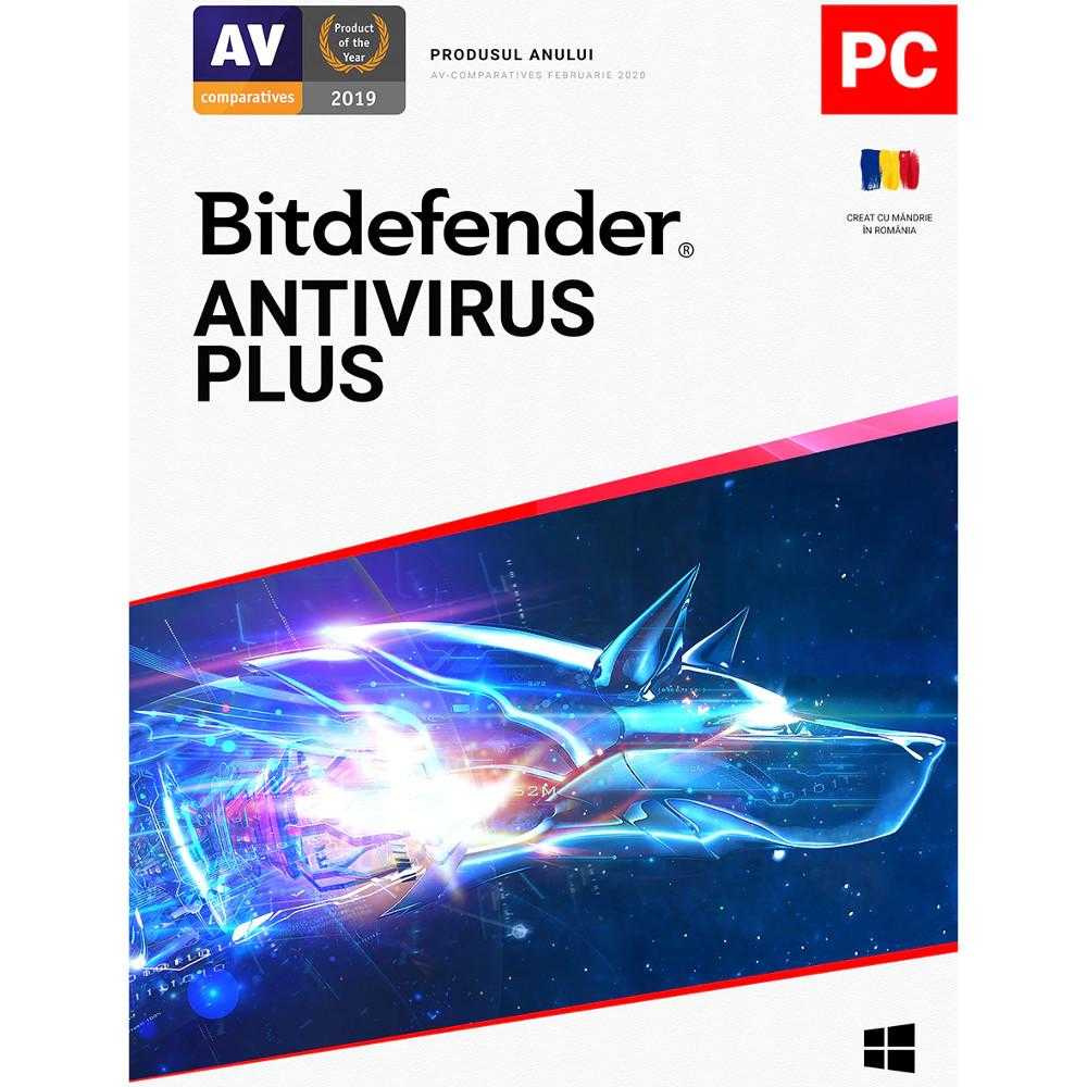Bitdefender Antivirus Plus 2021, 1 an, 10 dispozitive