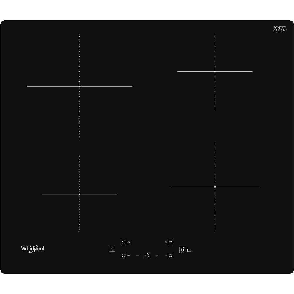  Plita incorporabila Whirlpool WS Q7360 NE, Inductie, 4 zone de gatit 