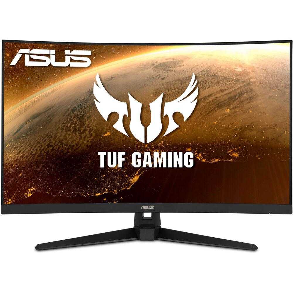  Monitor curbat gaming LED Asus TUF VG328H1B, 31.5", Full HD, 165Hz, 1ms, Extreme Low Motion Blur, FreeSync Premium, Negru 