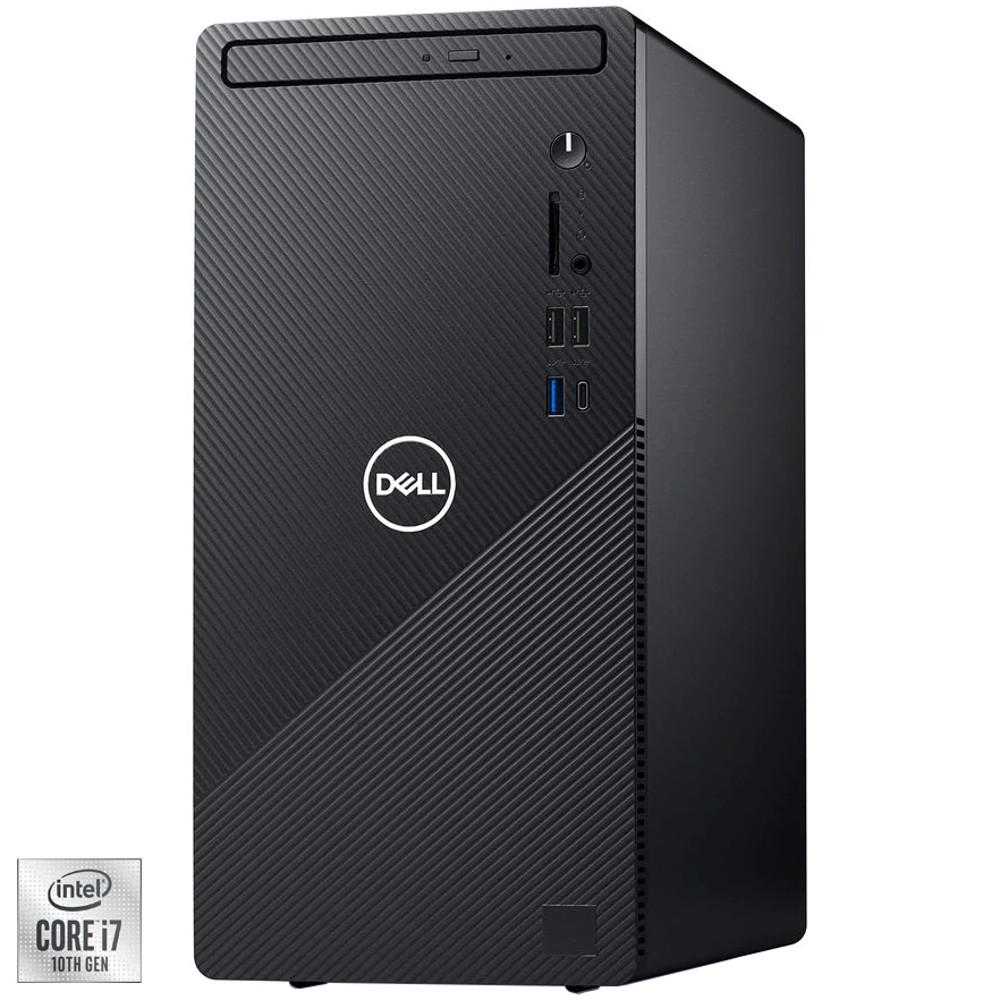  Sistem Desktop PC Dell Inspiron 3881, Intel&#174; Core&trade; i7-10700, 8GB DDR4, SSD 512GB, NVIDIA GeForce GTX 1650 SUPER 4GB, Ubuntu 18.04 