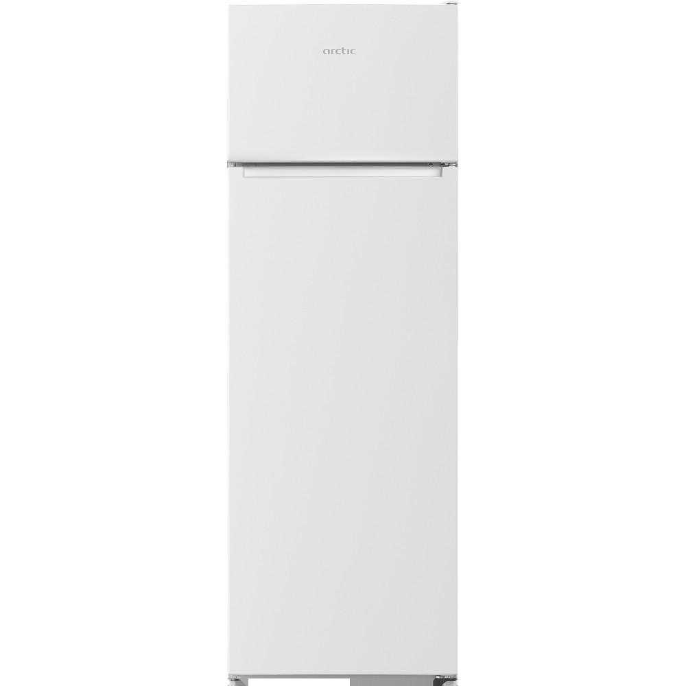 Frigider cu doua usi Arctic AD54280M30W, 250 l, Garden Fresh, Termostat ajustabil, Mix Zone, Usa reversibila, Clasa F (clasificare energetica veche Clasa A+), H 160.6 cm, Alb