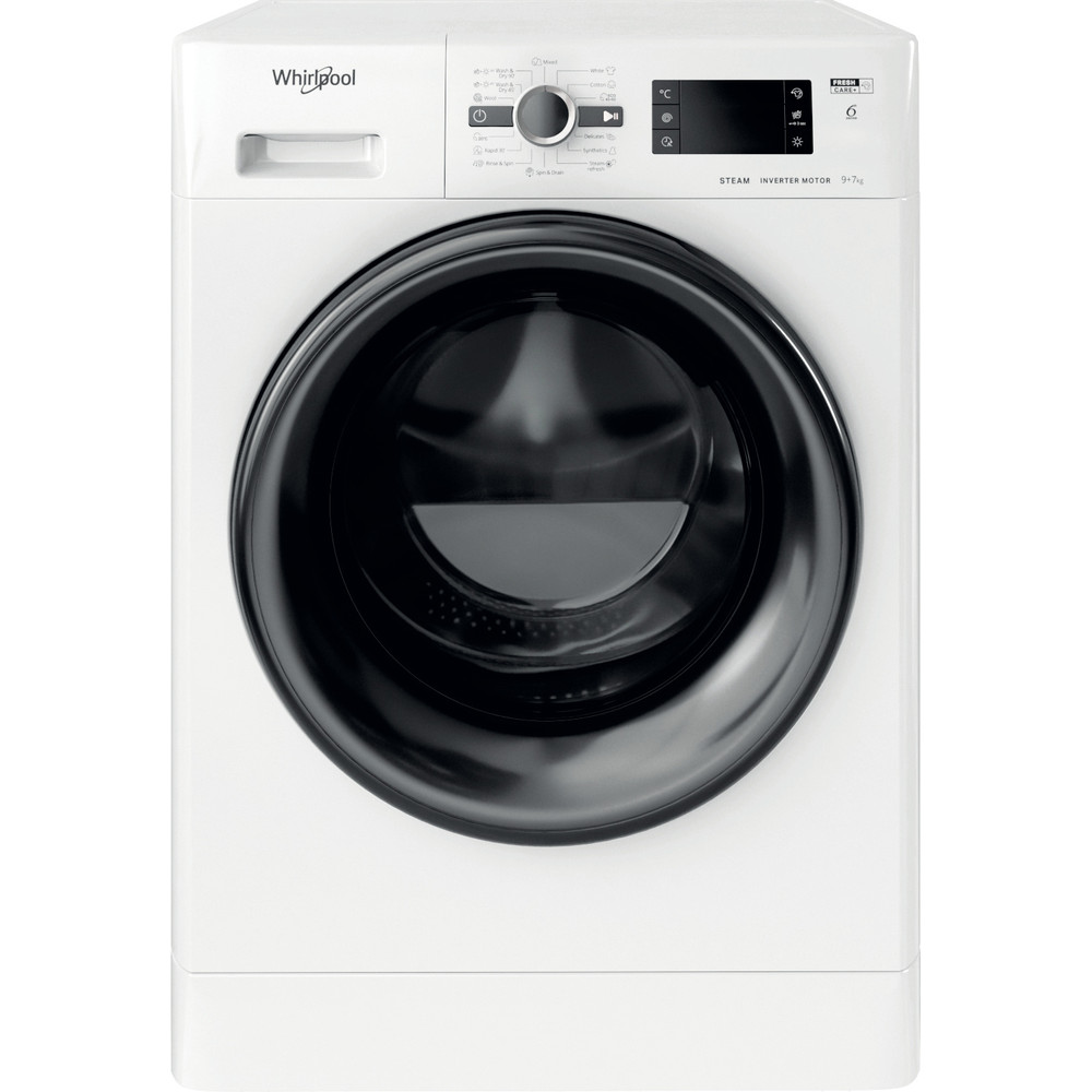  Masina de spalat rufe cu uscator Whirlpool FWDG 971682 WBV EE N, 1600 RPM, 9 kg spalare, 7 kg uscare, Clasa D, (clasificare energetica veche Clasa A) 