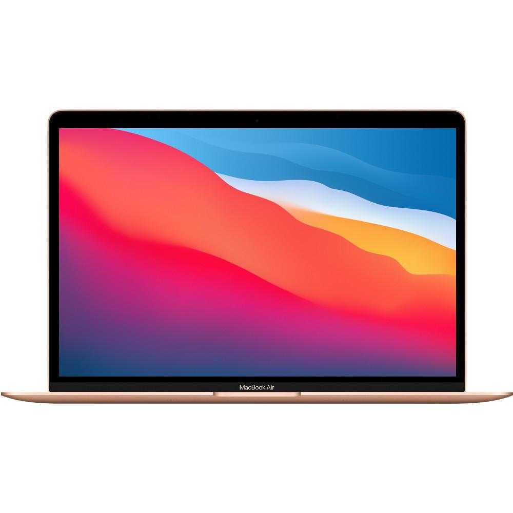 Laptop Apple MacBook Air 13? Retina, Apple M1, 8GB, SSD 256GB, Apple M1 GPU, macOS Big Sur, INT KB, Gold Apple imagine noua idaho.ro