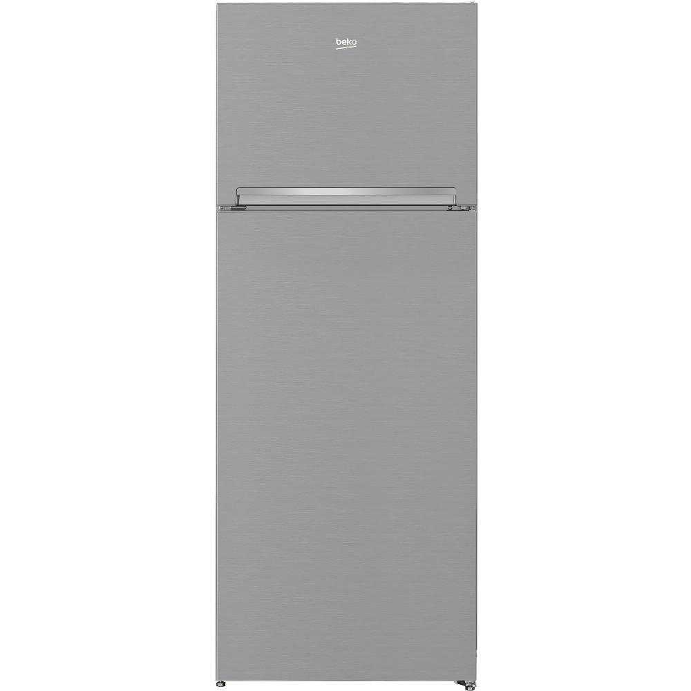  Frigider cu doua usi Beko RDNE455K30ZXBN, 406 l, EverFresh+, NoFrost, ProSmart Inverter, Usa reversibila, Clasa F (clasificare energetica veche Clasa A++), H 185 cm, Argintiu 