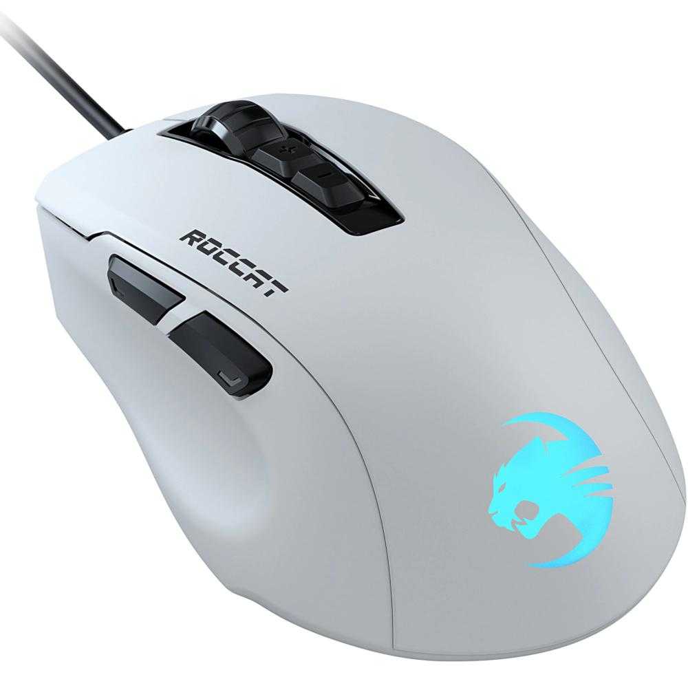 Mouse gaming Roccat Kone Pure Ultra, RGB, Alb
