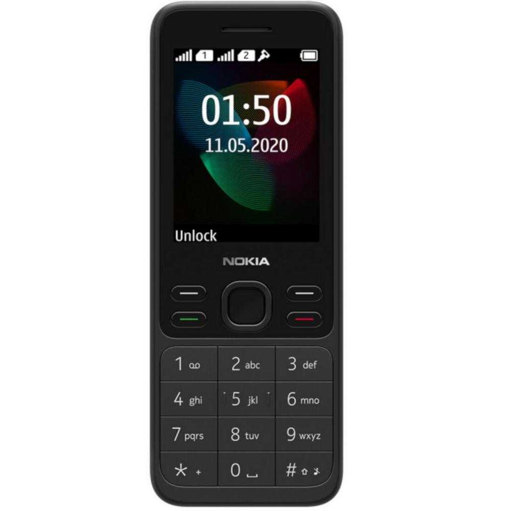 Telefon mobil Nokia 150 (2020),&nbsp;Dual SIM, Negru