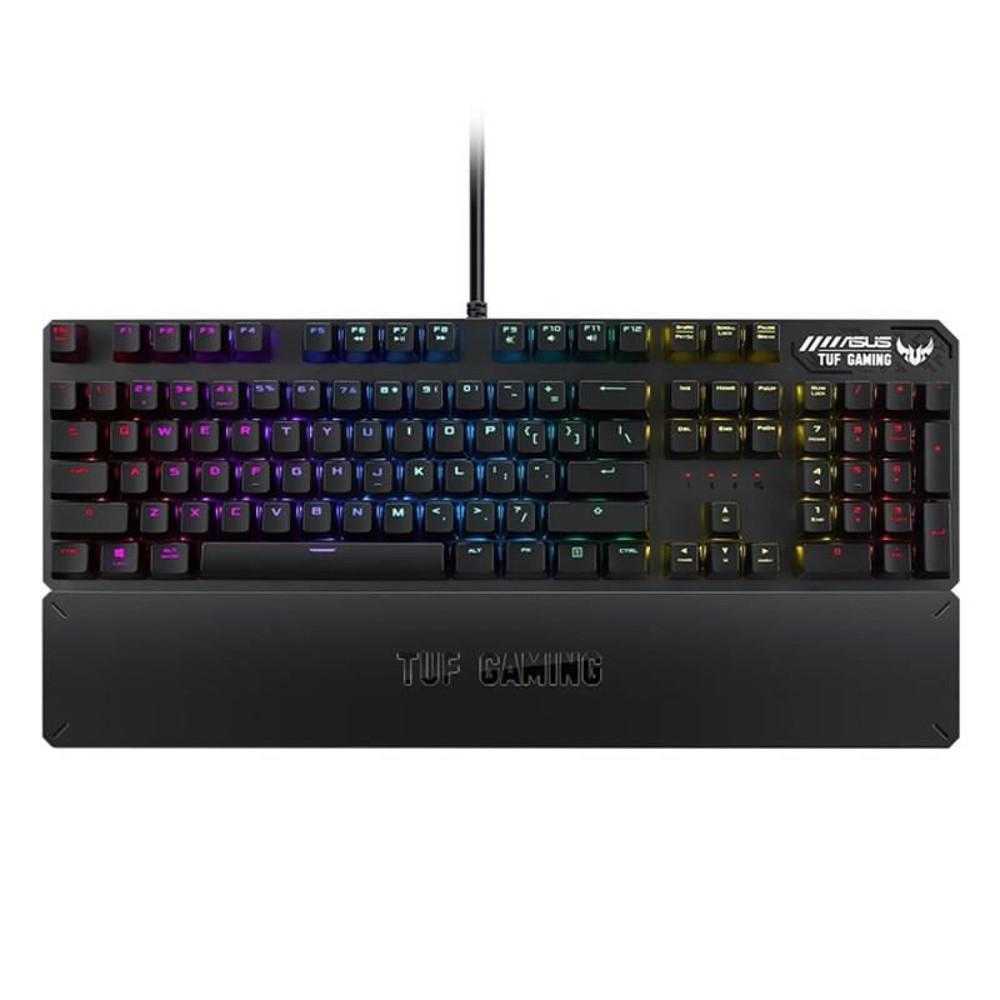 Tastatura gaming mecanica Asus TUF K3, RGB, Negru
