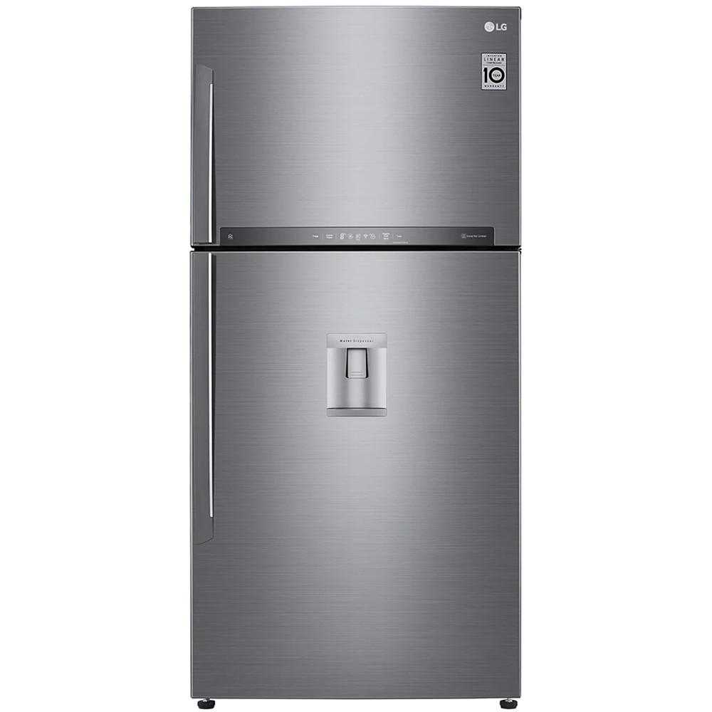  Frigider cu doua usi LG GTF916PZPYD, 592 l, Fresh0, Smart ThinQ, NoFrost, Multi-Air Flow, Bio Shield, Linear Inverter, Clasa E (clasificare energetica veche Clasa A++), H 184 cm, Argintiu 