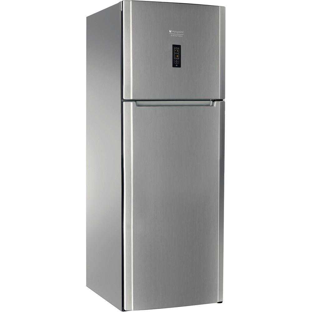 Frigider cu doua usi Hotpoint ENXTY 19222 X FW 1, 457 l, NoFrost, Control electronic, SuperFreeze, Clasa F (clasificare energetica veche Clasa A+), H 190.5 cm, Argintiu