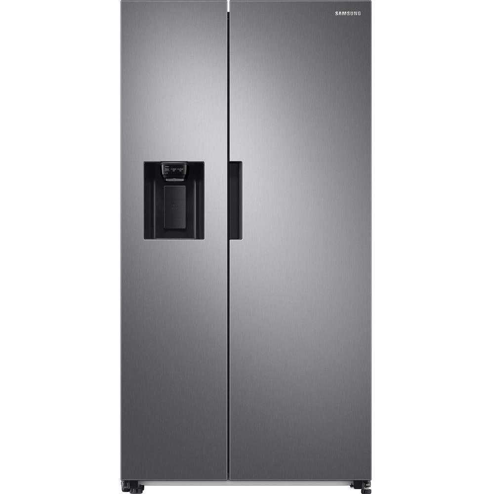  Side by Side Samsung RS67A8810S9/EF, 634 l, No Frost, Digital Inverter, Twin Cooling Plus, Ice Maker, Smart Conversion, Clasa F (clasificare energetica veche Clasa A+), H 178 cm, Argintiu 