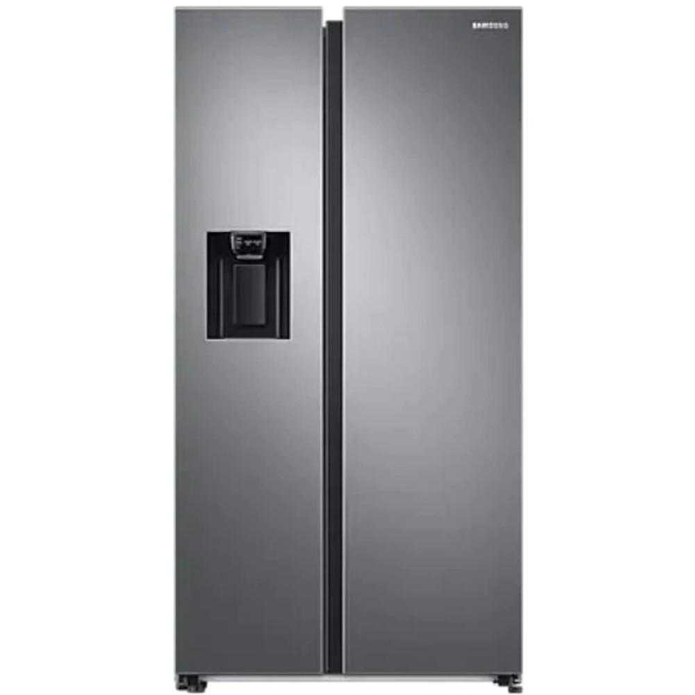  Side by Side Samsung RS68A8520S9/EF, 634 l, No Frost, Digital Inverter, Twin Cooling Plus, Ice Maker, Smart Conversion, Clasa F (clasificare energetica veche Clasa A+), H 178 cm, Argintiu 