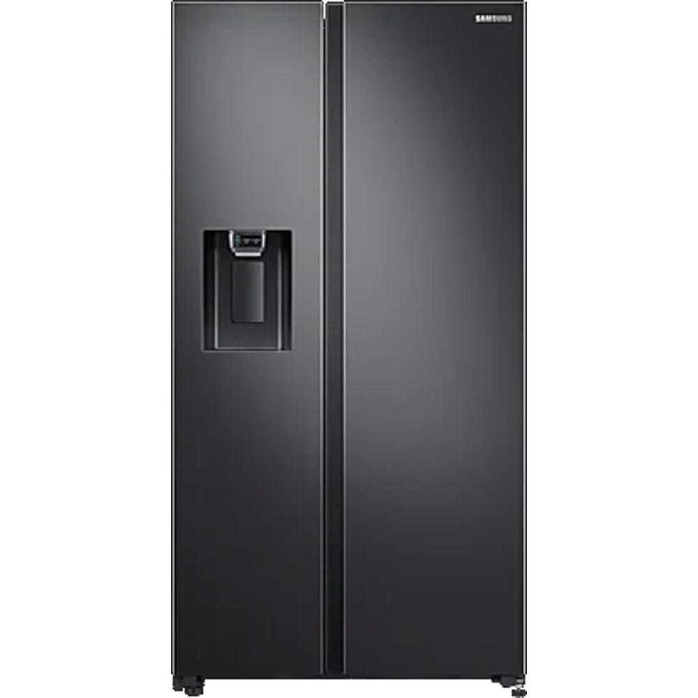  Side by Side Samsung RS64R5302B4/EO, 635 l, No Frost, Digital Inverter, Power Freeze, Dozator apa, Clasa F (clasificare energetica veche Clasa A++), H 178 cm, Negru 