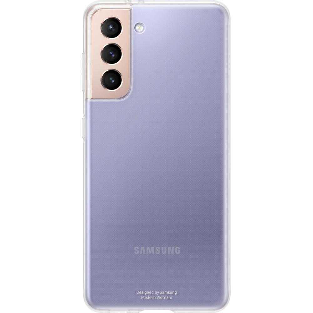 Husa de protectie Samsung Clear Cover pentru Galaxy S21+, Transparent