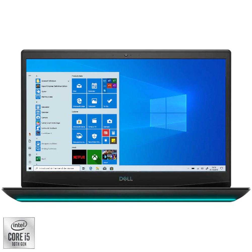  Laptop Gaming Dell Inspiron 5500 G5, Intel&#174; Core&trade; i5-10300H, 8GB DDR4, SSD 512GB, NVIDIA GeForce GTX 1660 Ti 6GB, Windows 10 Home 