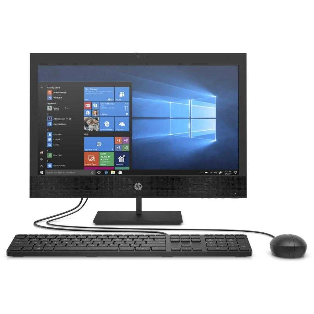  Sistem Desktop PC All-in-One HP ProOne 400 G6, 23.8", Intel&#174; Core&trade; i5-10500T, 8GB DDR4, SSD 512GB, Intel&#174; UHD Graphics, Windows 10 Pro 