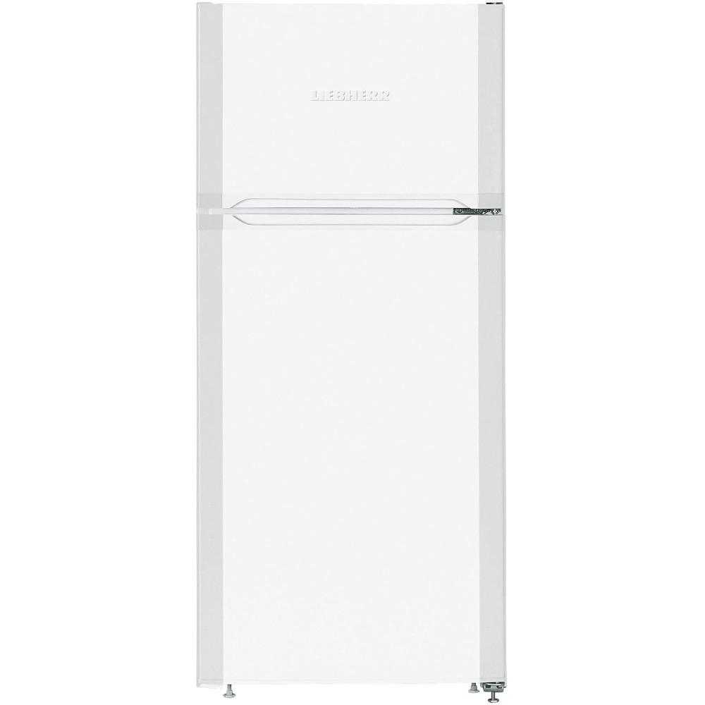  Frigider cu doua usi Liebherr CTP 211, SmartFrost, 196 l, SmartFrost, VarioSpace, Control mecanic, Dezghetare automata, Tava pentru gheata, Usa reversibila, Clasa F, H 124.5 cm, Alb 