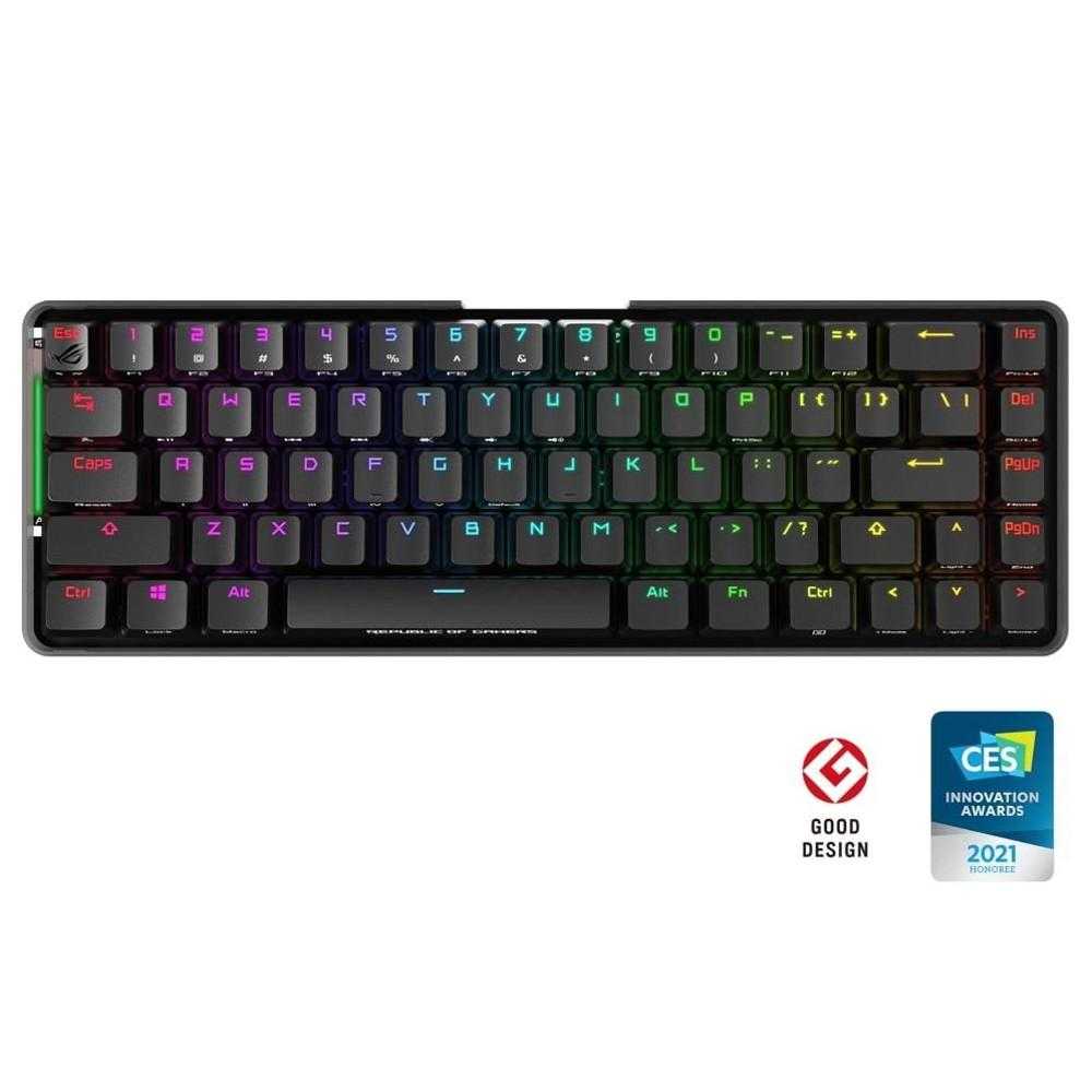 Tastatura Gaming Mecanica Wireless Asus Rog Falchion, Switch-uri Cherry Mx Red, Rgb