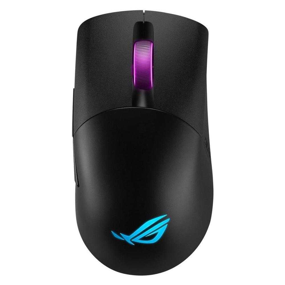 Mouse Gaming Wireless Asus Rog Keris, 16000 Dpi, Iluminare Rgb, Negru