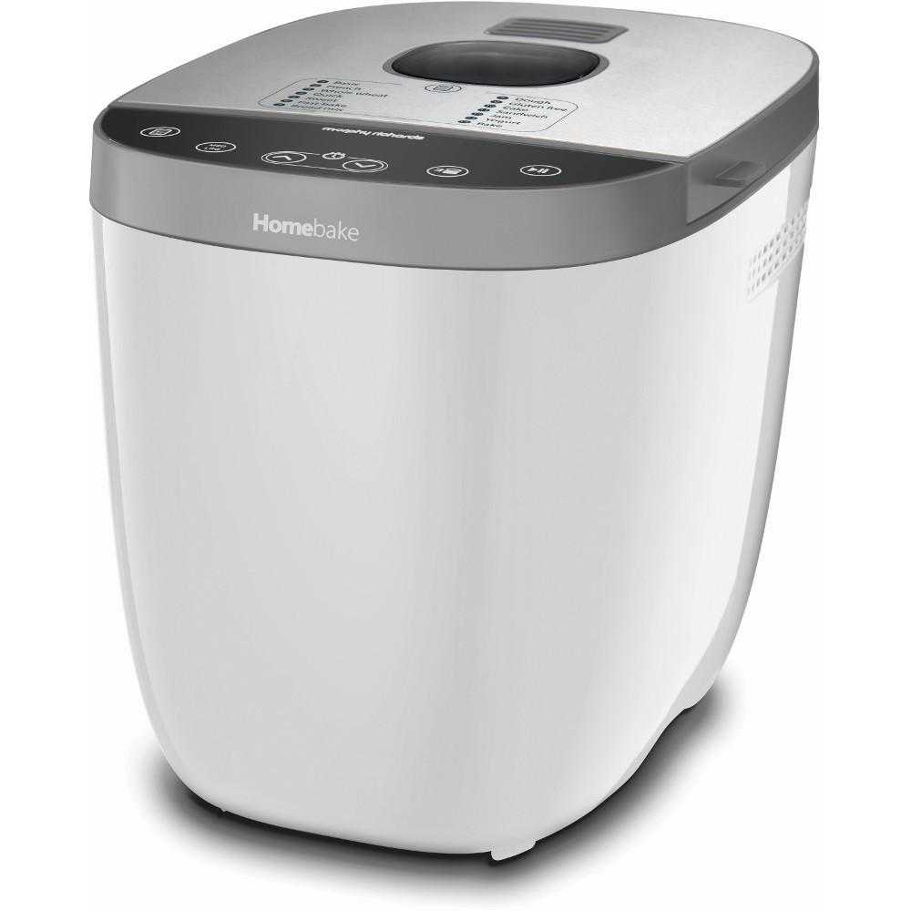  Masina de paine Morphy Richards 502001, 600 W, 1000 g, 14 programe, Alb/Gri 