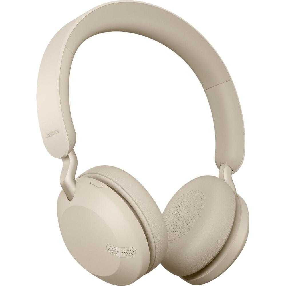Casti audio On-Ear Jabra Elite 45h, Bluetooth, Gold Beige