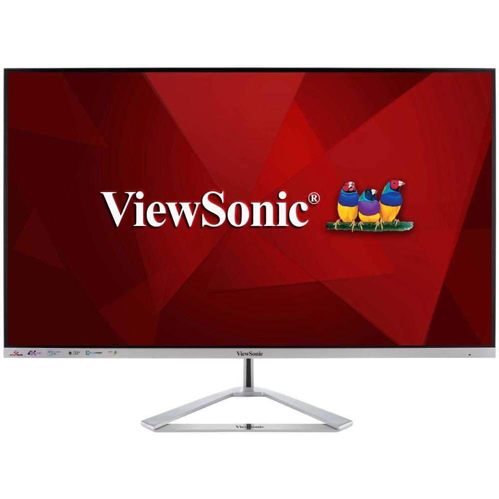  Monitor LED ViewSonic VX3276-4K-mhd, 32", 4K, HDR10, Argintiu/Negru 