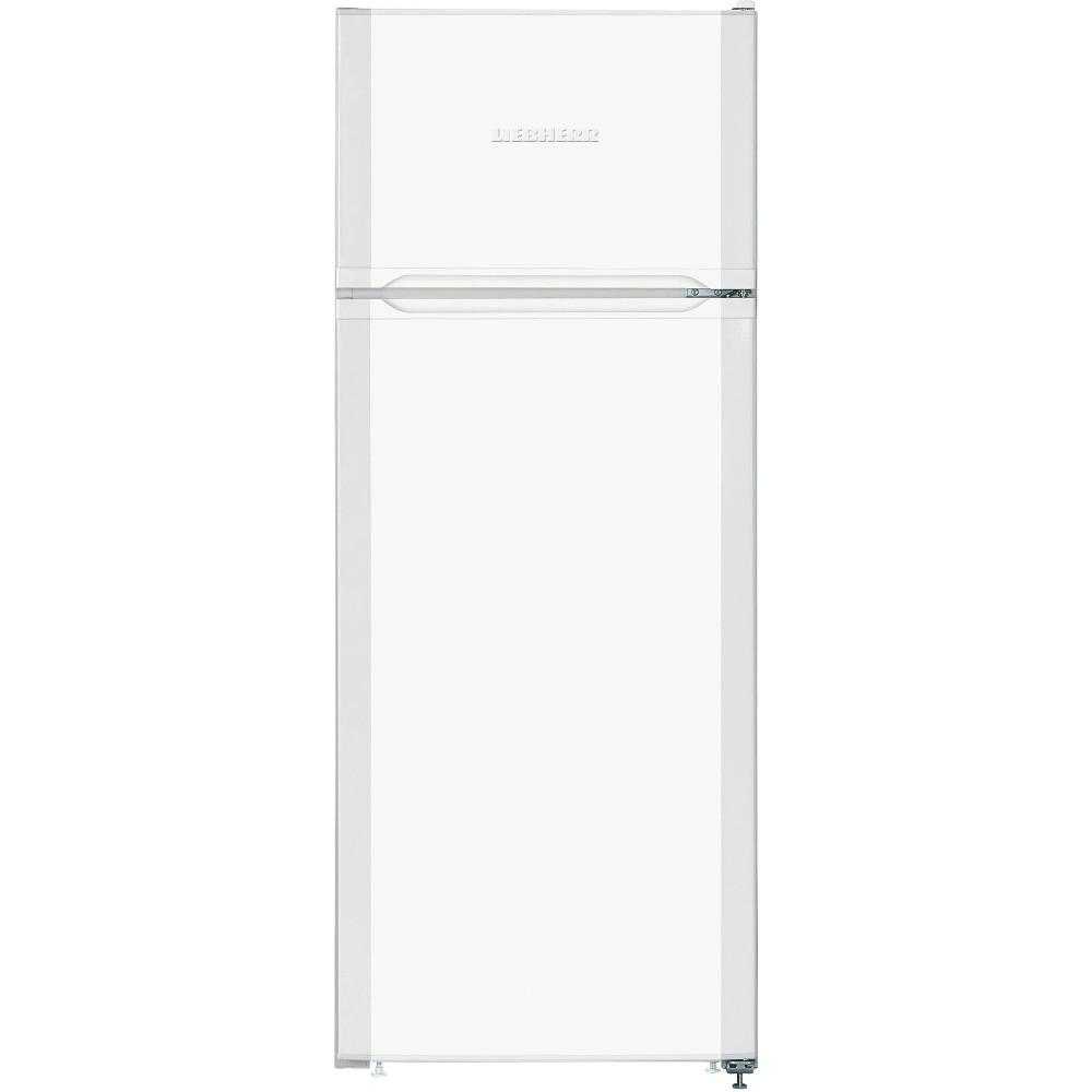  Frigider cu doua usi Liebherr CTP 231, SmartFrost, 234 l, SmartFrost, VarioSpace, Control mecanic, Dezghetare automata, Suport oua, Usa reversibila, Clasa F, H 140.5 cm, Alb 