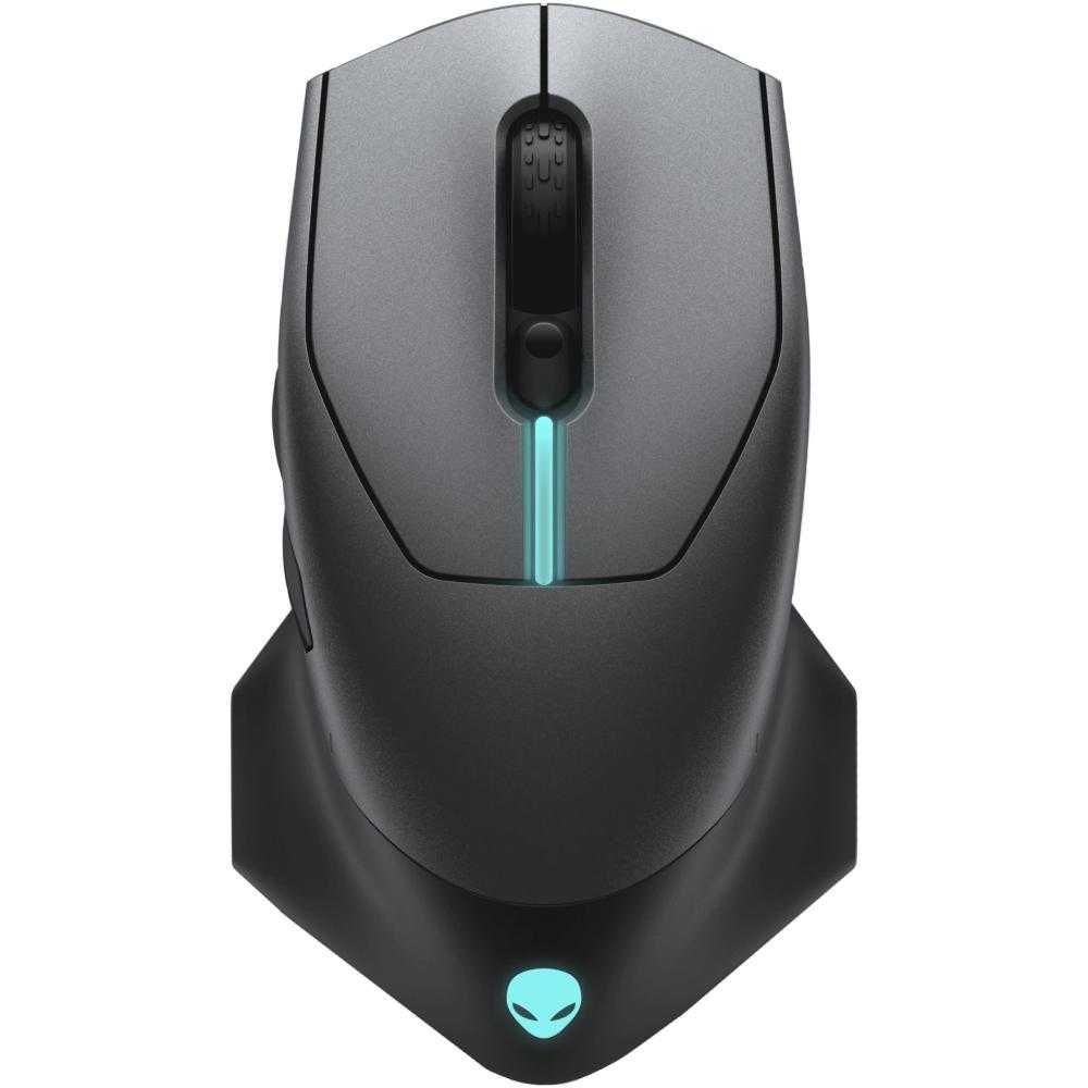  Mouse gaming wireless Alienware 610M, Moon Grey 