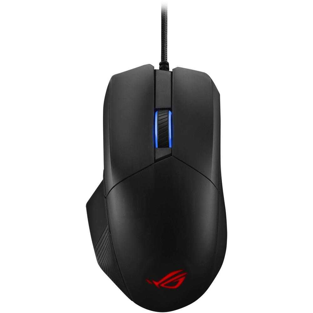 Mouse Gaming Asus Rog Chakram Core, Rgb, Switch-uri Omron, 16000 Dpi + Joystick, Carcasa Si Butoane Magnetice, Comutatoare Push-fit