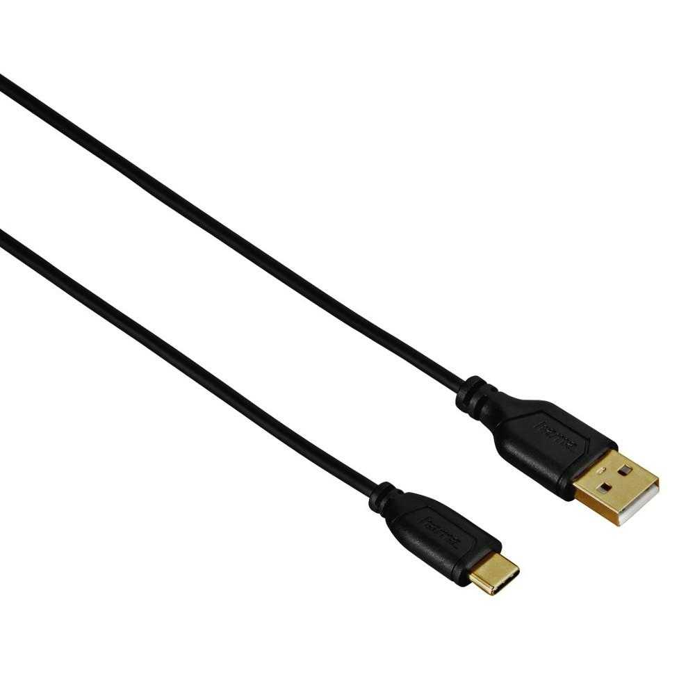  Cablu USB-C Hama "Flexi-Slim" 135784, 0.75 m 