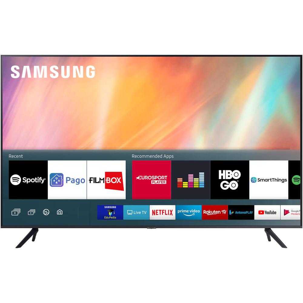 Televizor Smart Led, Samsung 43au7172, 108 Cm, Ultra Hd 4k, Clasa G