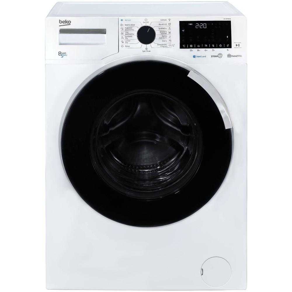  Masina de spalat rufe cu uscator Beko HTV8746XG, 1400 RPM, 8 kg spalare, 5 kg uscare, Clasa C 