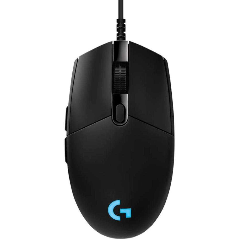 Mouse gaming Logitech G PRO Hero, iluminare RGB, Negru