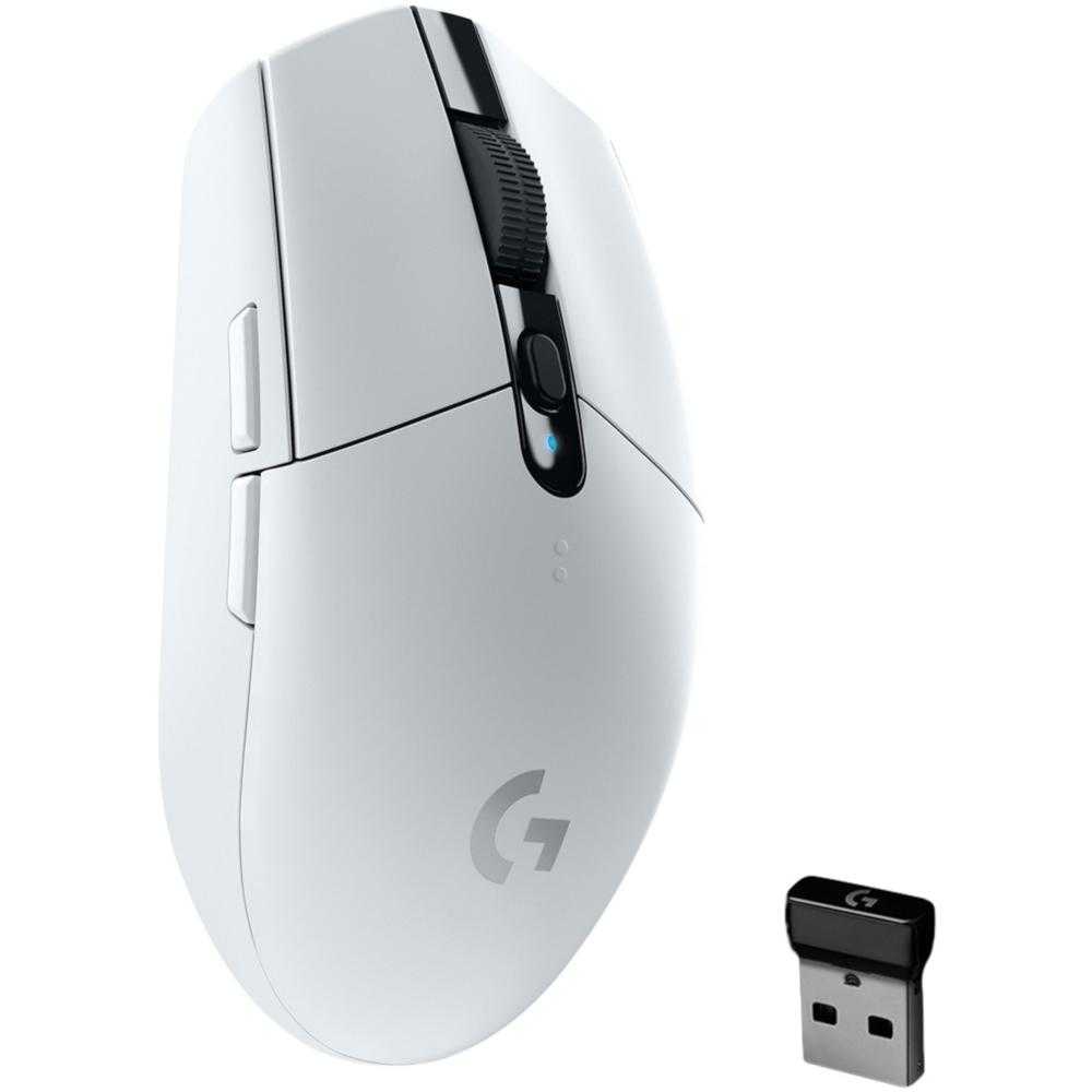 Mouse gaming Logitech G305 LightSpeed Hero, Wireless, Alb Mouse gaming