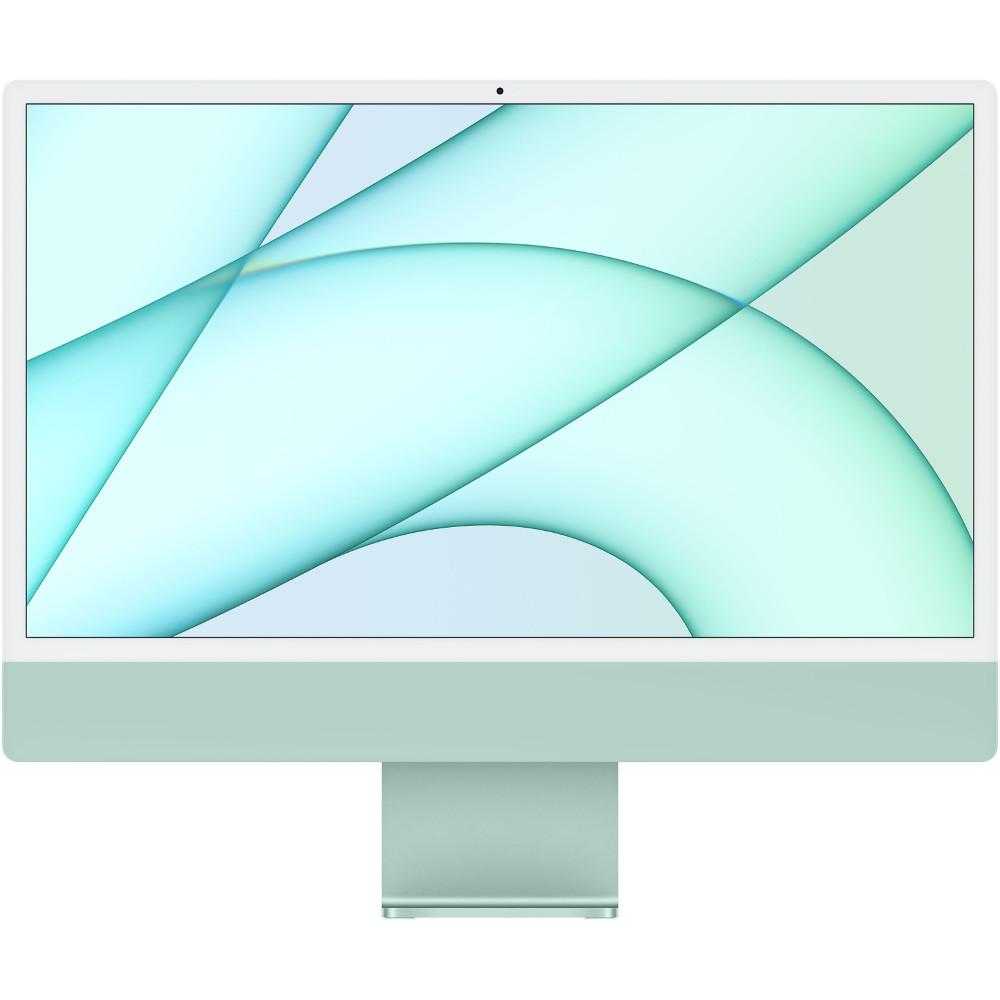  Sistem Desktop PC All-In-One Apple iMac 24" (Mid 2021),&nbsp;Apple M1, 8GB RAM, SSD 256GB, Apple M1 7-core GPU, macOS Big Sur, INT KB, Green 