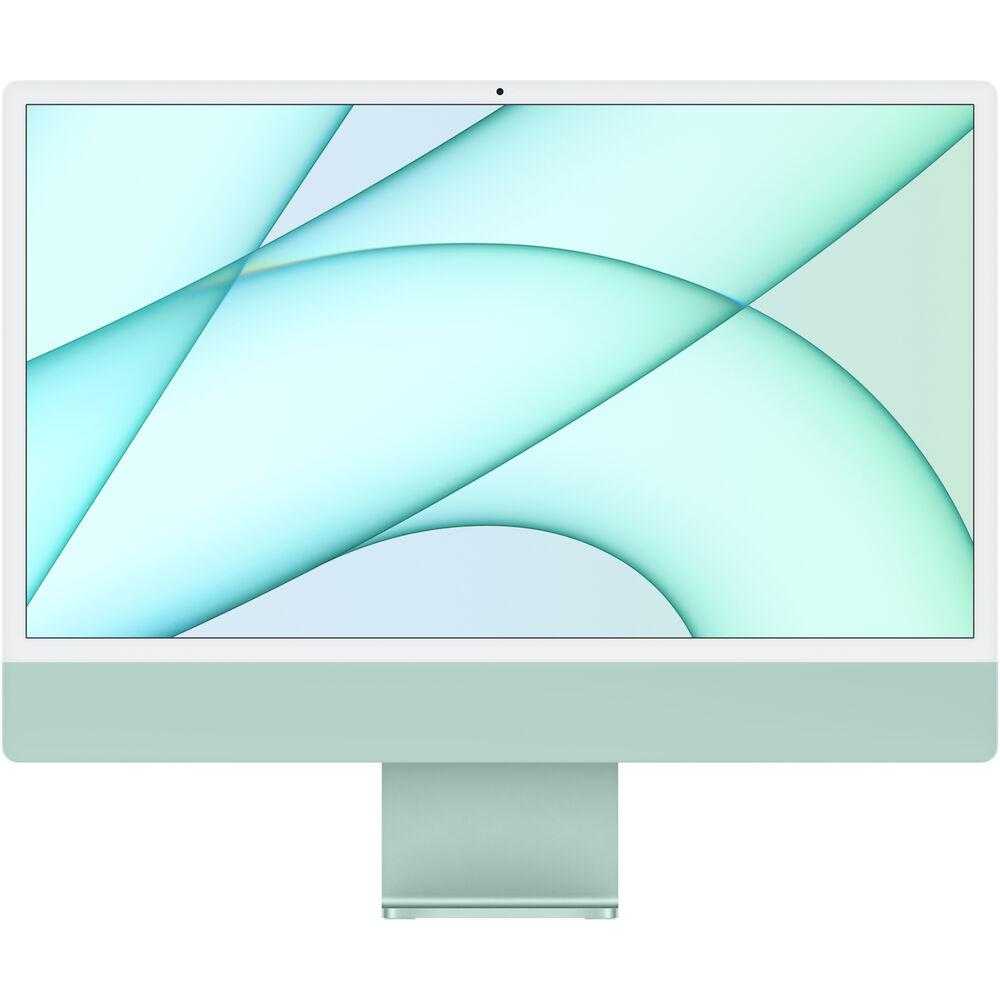  Sistem Desktop PC All-In-One Apple iMac 24" (Mid 2021),&nbsp;Apple M1, 8GB RAM, SSD 256GB, Apple M1 8-core GPU, macOS Big Sur, INT KB, Green 