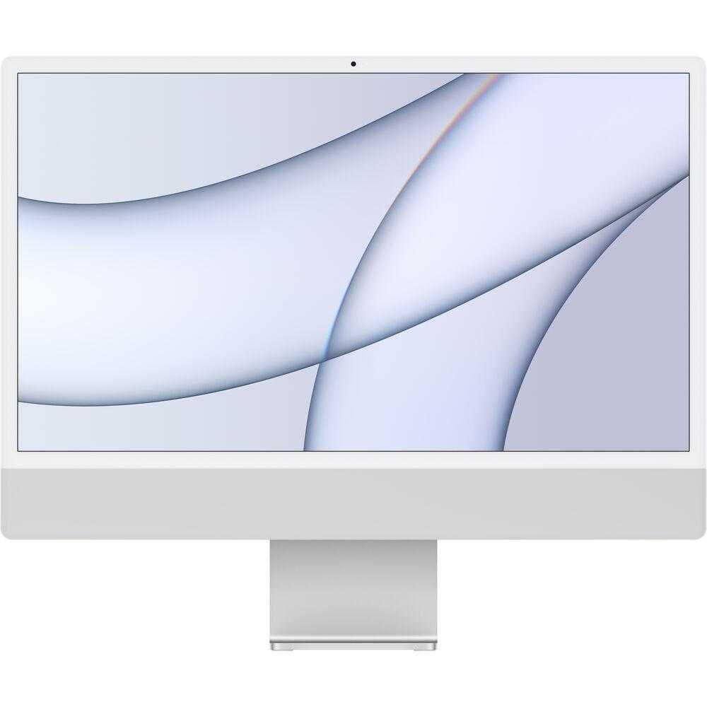  Sistem Desktop PC All-In-One Apple iMac 24" (Mid 2021),&nbsp;Apple M1, 8GB RAM, SSD 512GB, Apple M1 8-core GPU, macOS Big Sur, INT KB, Silver 