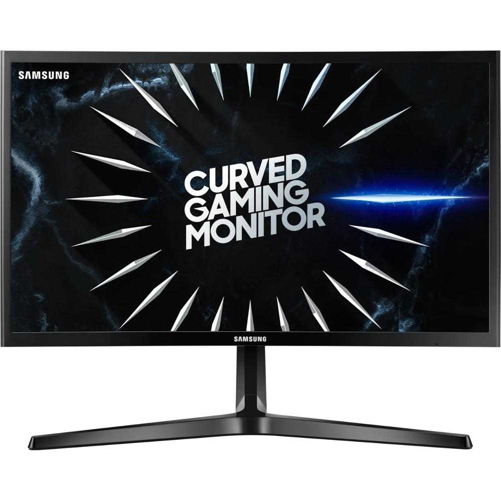  Monitor curbat gaming LED Samsung Odyssey LC24RG50FQRXEN, 23.5", Full HD, 144 Hz, FreeSync, Display Port, Negru 