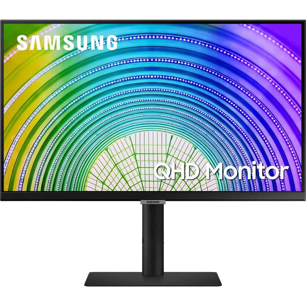  Monitor LED Samsung S24A600UCU, 24", WQHD, DisplayPort, FreeSync, Negru 